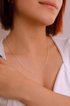Corrente Prata Singapura Fio 2mm - loja online