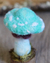 Cogumelo Stropharia aeruginosa em Lã Feltrada - Milirien Creations