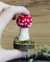 Cogumelo Amanita Jovem em Lã Feltrada - Milirien Creations