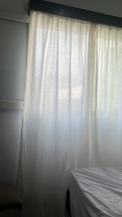 Juego de cortinas premium en lino portobello 2,30 x 1,40 (2 paños) en internet