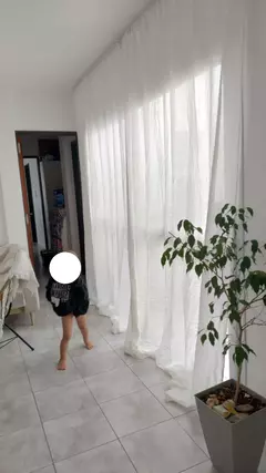 Juego de cortinas 2,80 x 2,25 en gasa pañalera fina - comprar online