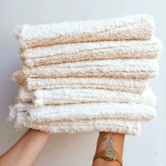 Alfombra de Baño de Algodón Tejida 55 x 50 cm – Lavable