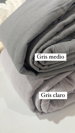 Juego de cortinas en gasa pañalera fina de algodon 2,30 de largo x 2,30 de ancho - comprar online