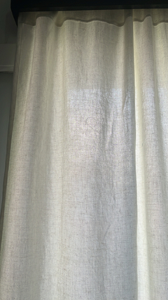 Juego de cortinas premium en lino portobello 2,30 x 1,40 (2 paños) - tienda online