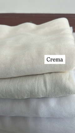 Juego de cortinas 2,30 de largo de gasa de lino Premium - tienda online