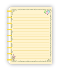 Caderno Ursinho Pooh Classic - Arquivo Digital na internet