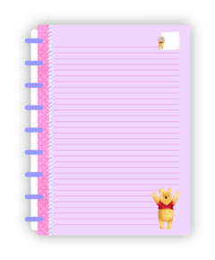 Caderno Ursinho Pooh Momentos - Arquivo Digital na internet