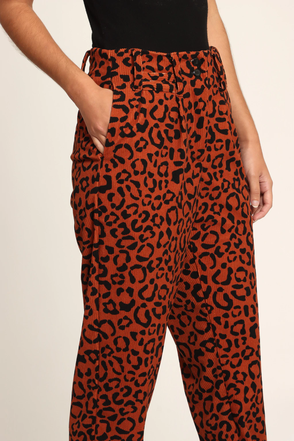 Calça Onça Aveludada