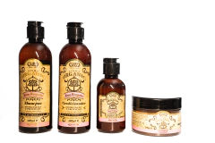 Kit Rosa Mosqueta: Shampoo 380 ml+ Condicionador 380 ml+ Máscara Capilar 300 gramas+ Leave in 200 ml
