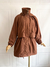 Long Puffer Chocolate Jacket | Vintage en internet