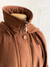 Long Puffer Chocolate Jacket | Vintage - comprar online