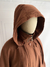 Long Puffer Chocolate Jacket | Vintage en internet