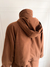 Long Puffer Chocolate Jacket | Vintage