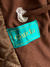 Long Puffer Chocolate Jacket | Vintage - comprar online
