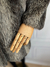 Coat Faux Fur Grey | Vintage - tienda online