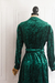 Velvet Dress Emerald - tienda online