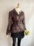 Leather Jacket Burgundy | Vintage - comprar online