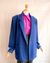 Electric Blue Blazer Vintage - tienda online