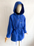 Electric Blue Parka Jacket - tienda online