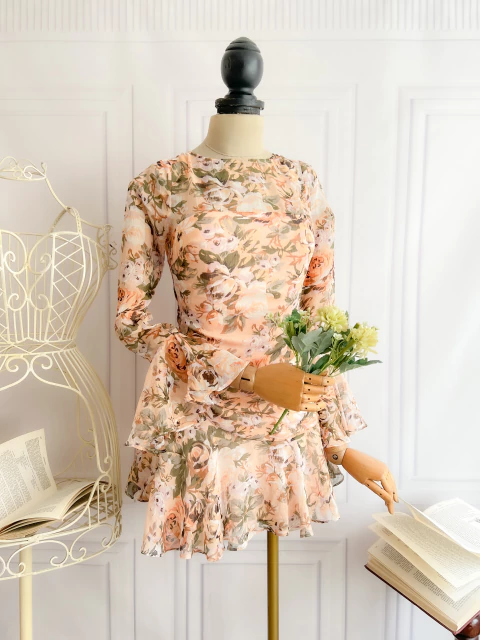 Romance | Vestido Rosas - comprar online