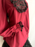 Victorian Burgundy Blouse - tienda online