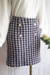 Falda Houndstooth Grape