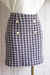 Falda Houndstooth Grape