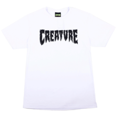 Camiseta Creature shredded branca