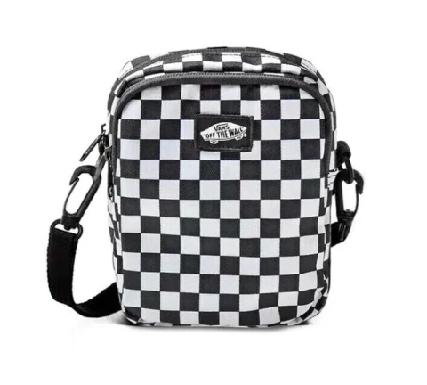 SHOULDER BAG VANS GO GETTER CROSSBODY - BLACK/WHITE CHECKER