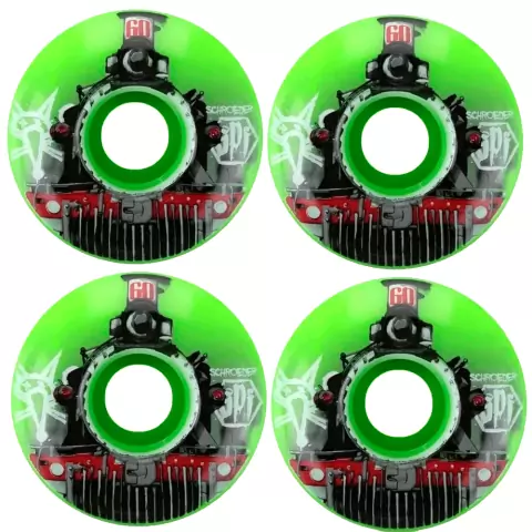 RODA BONES SCHROEDER TRAIN 60MM GREEN 104A