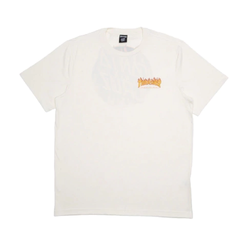 CAMISETA THRASHER FLAME DOT COLLAB SANTA CRUZ X THRASHER