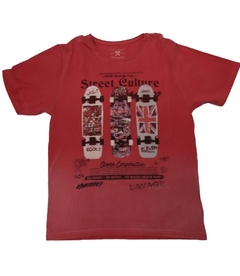 CAMISETA ELEVEN STREET CULTURE VERMELHA