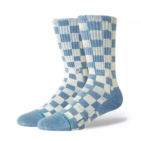 MEIA STANCE CRUZER CREW BLUESTEEL