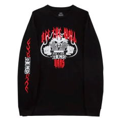 CAMISETA MANGA LONGA VANS X ONE PIECE - BLACK