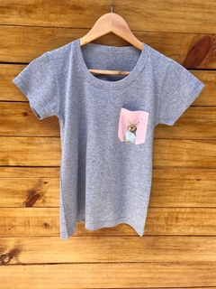 Baby Look com Bolso Personalizado - loja online