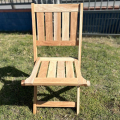 Imagen de Silla Plegable de Madera Maciza de Obeña