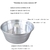 Kit 3 Formas De Bolo Com Furo Redonda Pudim 18cm 20cm 22cm - comprar online