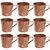 10 Canecas Moscow Mule Alumínio Pintado Cobre 350 Ml Drinks