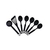 Kit De Utensílios De Cozinha Colher Espátula Escumadeira 7Pç