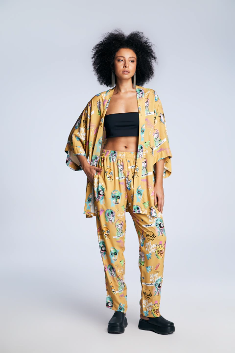 Calça Reta NO CAMINHO EU TE EXPLICO - comprar online