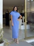 Vestido Tricot Azul
