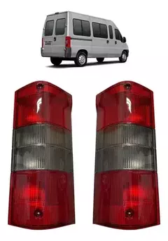 Par Lanterna Traseira Ducato 96 Até 04 Fumê Modelo Original