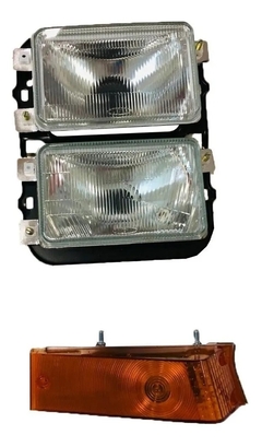 Grade Frontal Farol Pisca F1000 F4000 Até 1992 Completo - Casa das Peças RP
