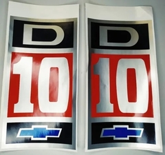 Par Emblema Adesivo Paralama D10 C14 Veraneio 64/84 na internet