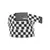 Cinto Vans MN Deppster II com estampa xadrez preto e branco