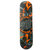 Shape de skate Santa Cruz na cor camuflada laranja, medindo 31,614" x 8".