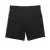 Boardshorts Vans The Daily Sidelines na cor preta com detalhes em xadrez branco nas laterais.