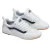 Tênis Vans Skate Zahba na cor branco com detalhes em roxo, modelo lateral.