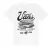 Camiseta branca infantil da Vans com estampa de waffles e logo "Since 66".