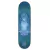 Skateboard Santa Cruz modelo Delfino com arte de uma mulher mística segurando uma bola de cristal, medindo 31,9" x 8,25".
